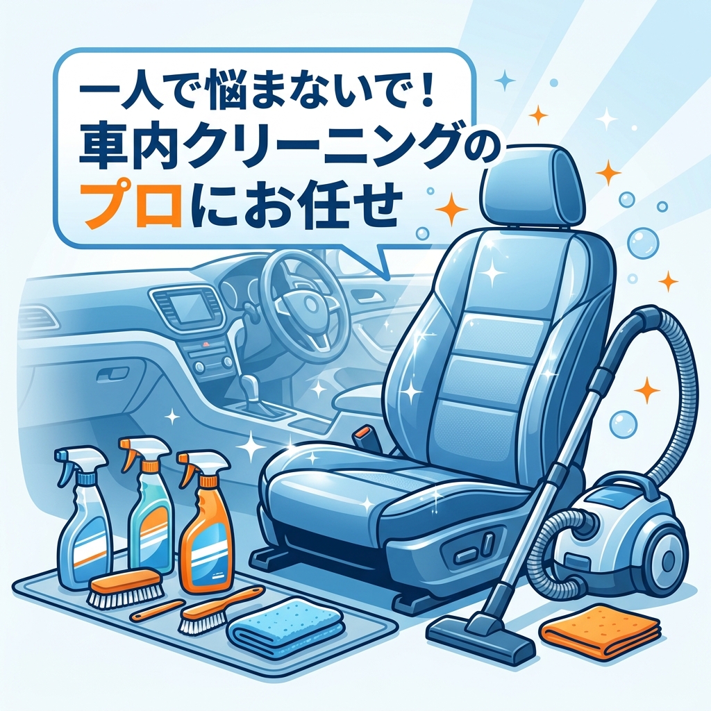 愛知県の車内クリーニング - 一人で悩まないでプロにお任せ